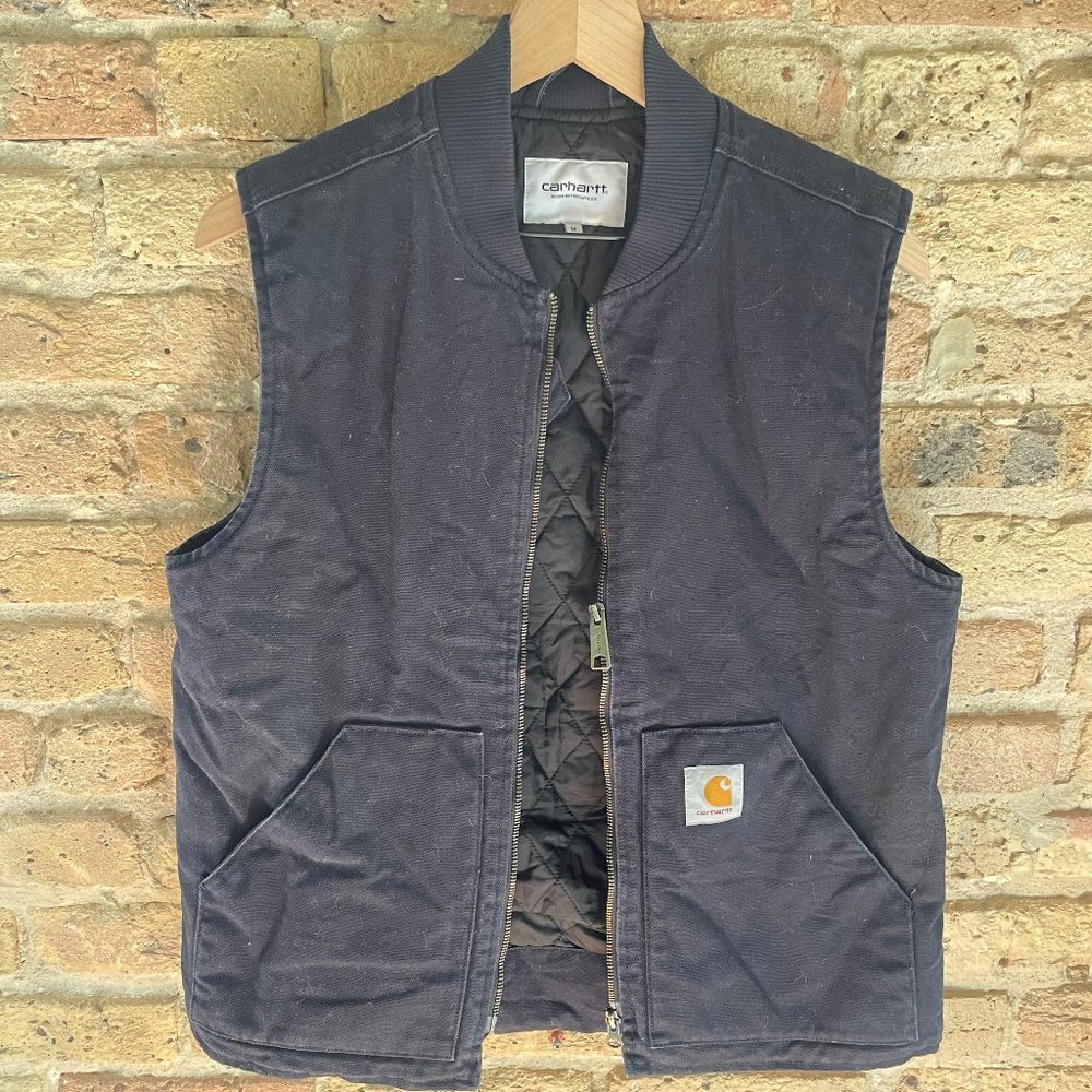 Carhartt WIP Rigid Vest 'Dark Navy Rinsed'